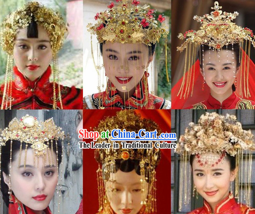 Custom-Made Chinese Crown, Wigs and Hair Decoration for Men