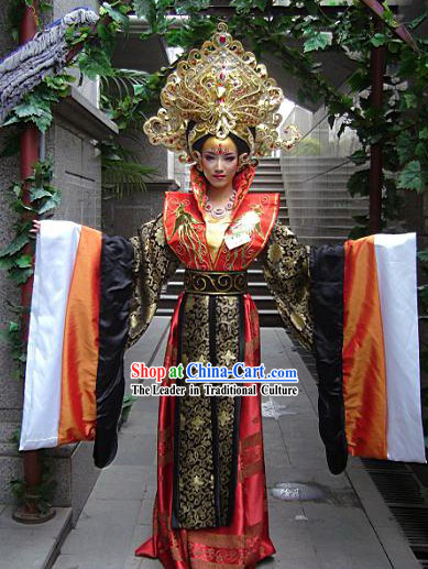 Chinese Empress Costumes and Crown Complete Set