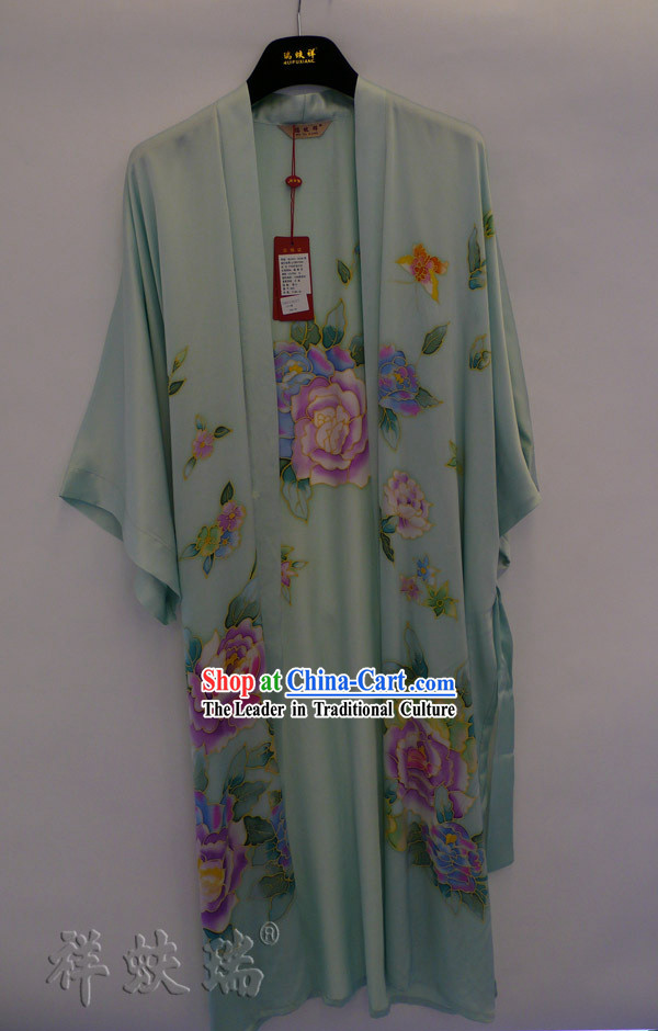 Rui Fu Xiang Hand Painted Silk Gown for Women
