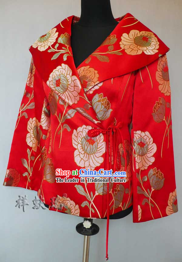 Traditional Chinese Rui Fu Xiang Wedding Mandarin Dress for Women