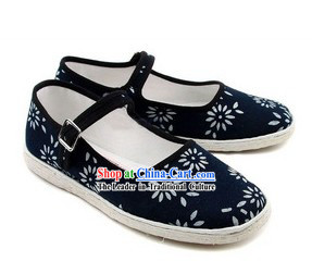 Chinese Handmade Bu Ying Zhai Cloth Shoes for Women