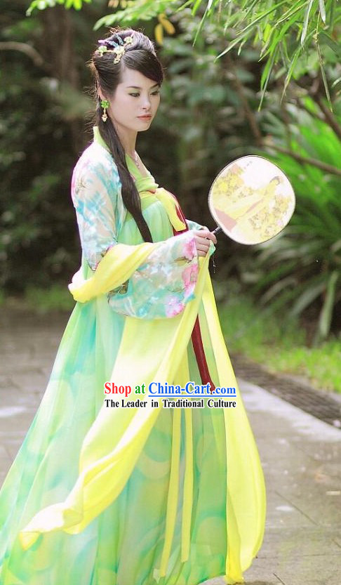 Ancient Chinese Tang Dynasty Royal Lady Han Fu Clothing