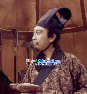 Ancient Chinese Han Minister Hat for Men