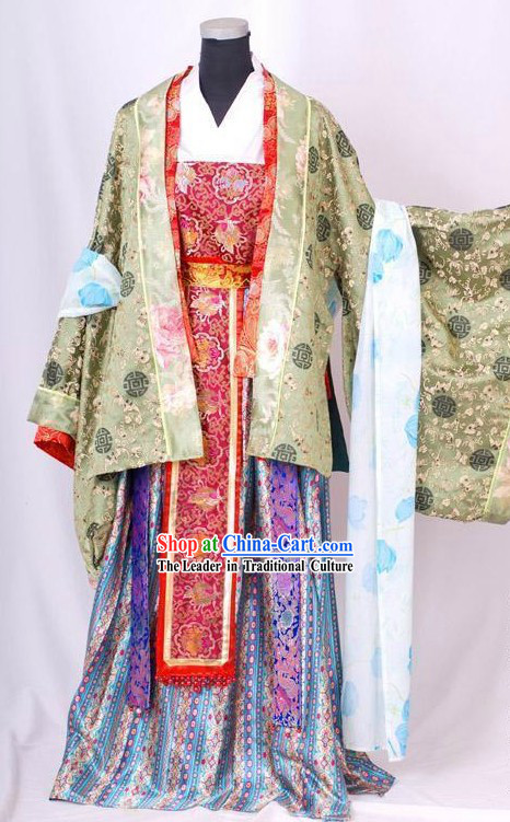 Ancient Chinese Wedding Clothing Complete Set for Brides