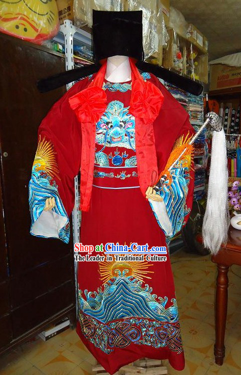 Lu Xing Prosperous Star Parade Mask and Costumes Complete Set