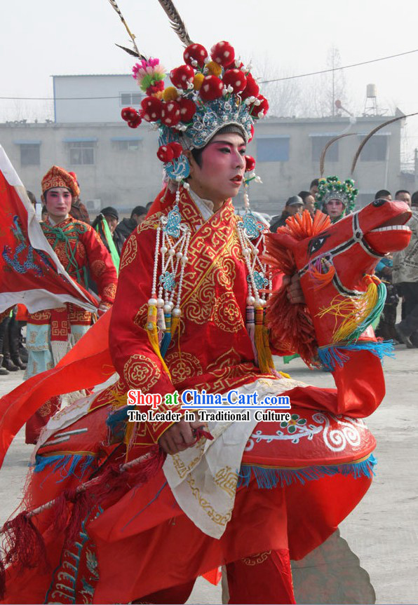 Chinese Horse Year Parade Costumes Complete Set