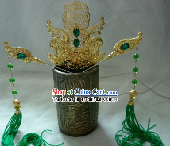 Handmade Ancient Chinese Palace Style Emperor Crown