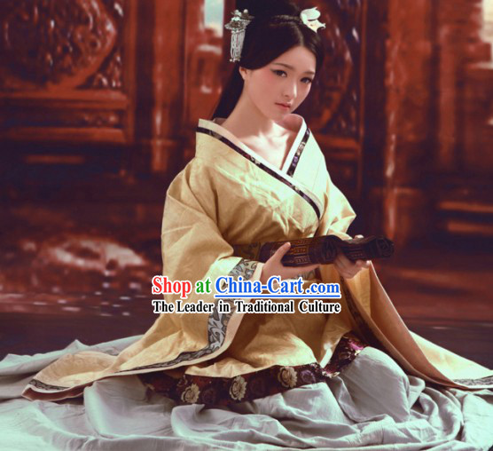 Ancient Han Dynasty Palace Maid Costumes for Women