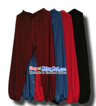 Traditional Chinese Tai Chi Silk Pants