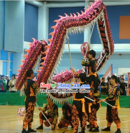 Happy Festival Celebration Luminous Dragon Dance Costumes Complete Set