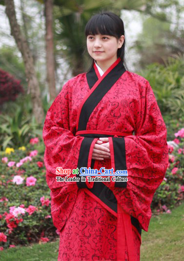 Ancient Chinese Quju Hanfu Clothing Complete Set for Women
