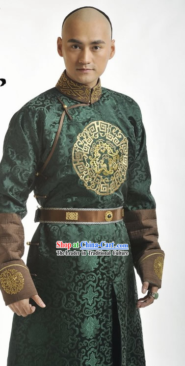 Ancient Chinese Prince Embroidered Costumes Complete Set