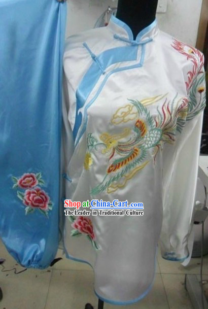 Traditional Phoenix Silk Tai Chi Suit for Women