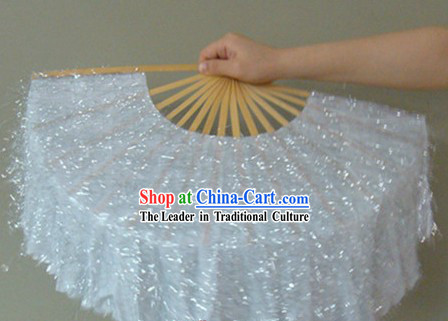 Chinese Classic Shinning Silver Dancing Fan