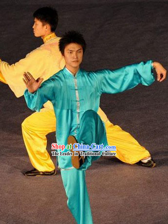 Traditional Chinese Silk Tai Chi Clothes for Men
