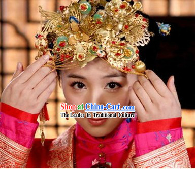 Ancient Chinese Wedding Phoenix Coronet for Brides