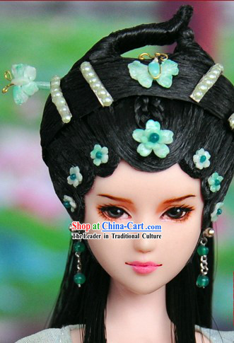 Ancient Chinese Lady Hair Accessories and Wig