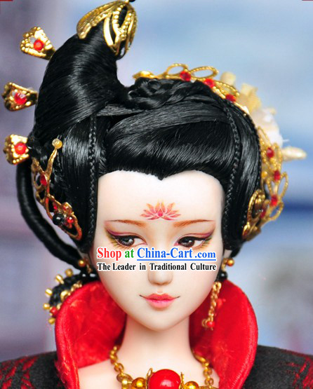Ancient Chinese Palace Queen Hair Accessories and Wig