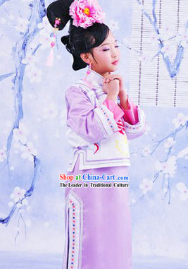 Traditional Chinese Imperial Princess and Headpiece for Women