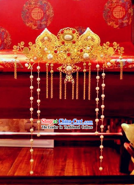 Traditional Chinese Wedding Phoenix Crown for Brides