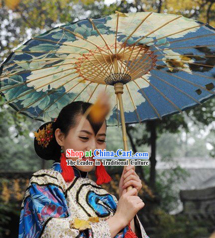 Traditional Chinese Handmade Peony Umbrella