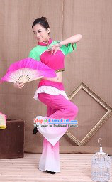 Chinese Classical Fan Dance Costume for Women