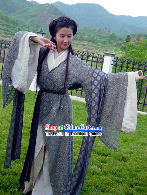 Ancient Chinese Gu Zhuang Character Zhao Linger Costume for Women