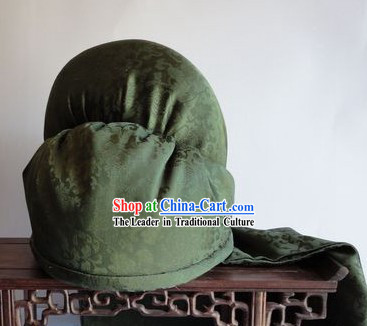 Ancient Chinese Three Kingdoms Gwan Gong Cloth Hat for Men