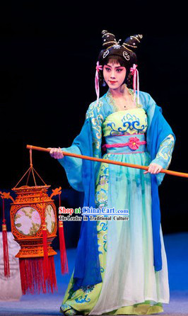 Ancient Chinese Peking Opera Stage Performance Costumes for Women