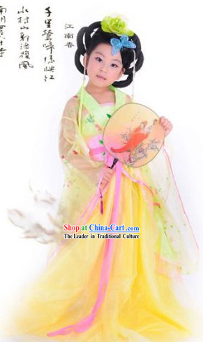 Ancient Chinese Tang Dynasty Princess Costumes for Girls