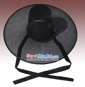 Black Ancient Korean Ceremonial Hat for Men