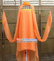 Orange Ancient Chinese Tang Dynasty Costumes