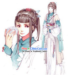 Ancient Chinese Cosplay Custom Made Costumes Complete Set