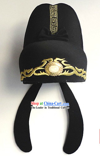 Ancient Chinese Tang Dynasty Di Renjie Film Official Hat for Men
