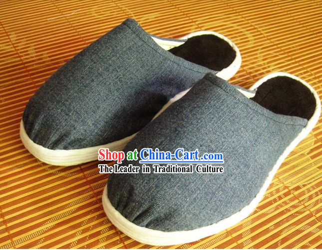 Old China Time All Handmade Chinese Thick Sole Cotton Slippers