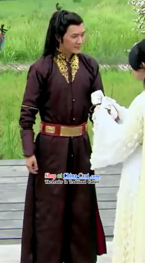 Ancient Chinese Lan Ling Wang King Costumes for Men