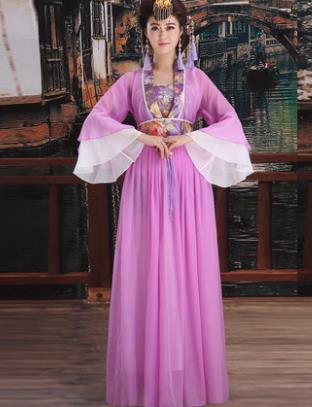 Ancient Chinese Princess Costumes and Headwear Complete Set for Women