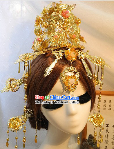 Ancient Traditional Chinese Empress Hair Accessories Complete Set for Women