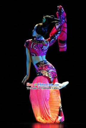 Traditional Chinese Solo Dance Costume for Women