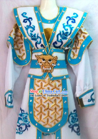 Ancient Chinese General Armor Dramatic Costume for Men