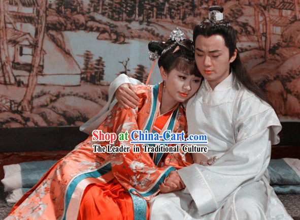 Tang Dynasty Couple Clothing Two Sets