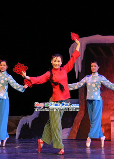 Traditional Chinese Xi Er Stage Performance Costumes