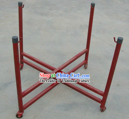 Traditional Handmade Wooden Drum Cart with Wheels _suitable for the drum diameter of 18