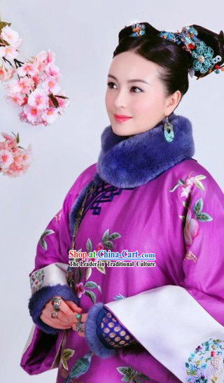 Qing Dynasty Imperial Palace Princess Outfit for Women