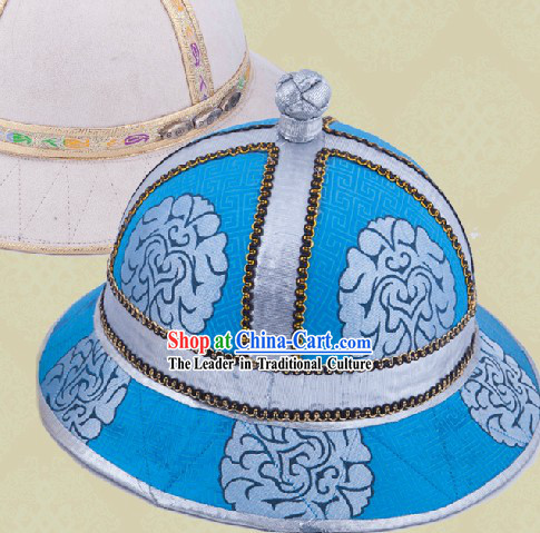 Handmade Traditional Chinese Mongolian Prince Hat for Boys