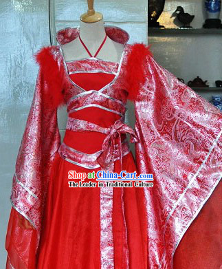 Chinese Classic Red Wedding Robe for Brides