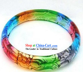 Traditional Chinese Coloured Glaze Bracelet