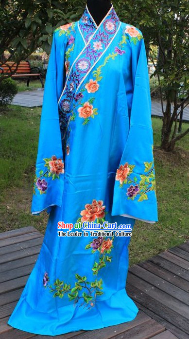 Ancient Chinese Opera Xiao Sheng Embroidered Robe for Men