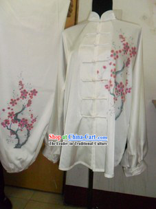 Traditional Chinese White Silk Martial Arts Supplies