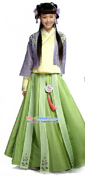 China Ming Dynasty Yu Qilin Perfect Couple Clothing for Women